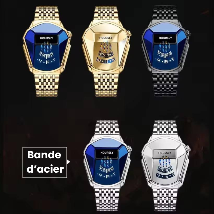MONTRE HOURSLY™ – Élégance futuriste en édition limitée