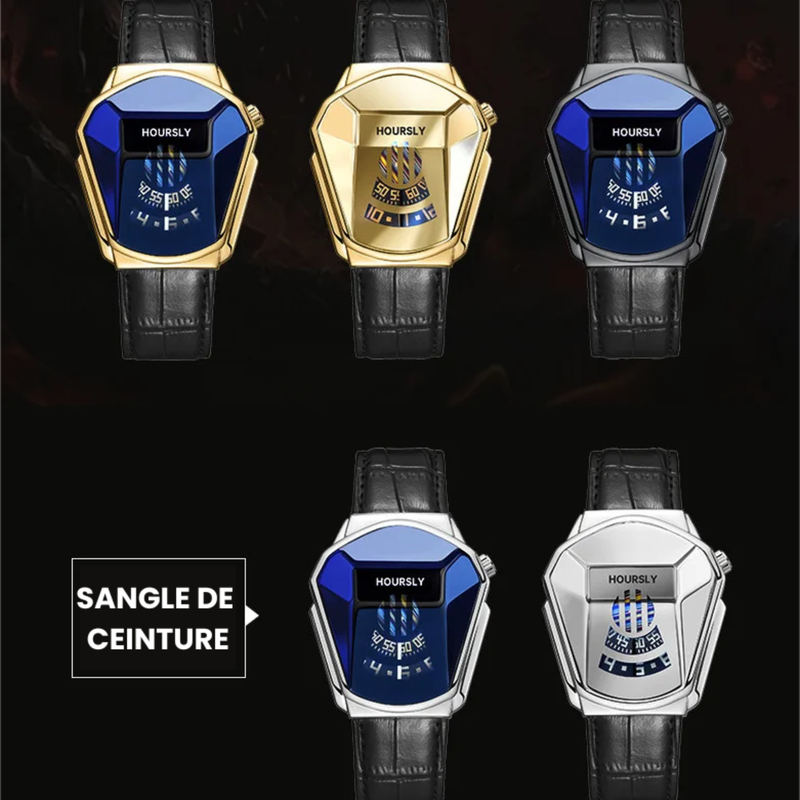 MONTRE HOURSLY™ – Élégance futuriste en édition limitée